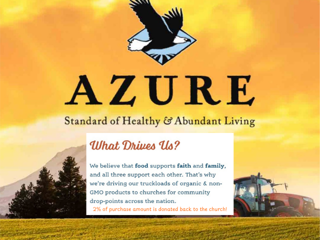 Azure Standard Organic Food Delivery