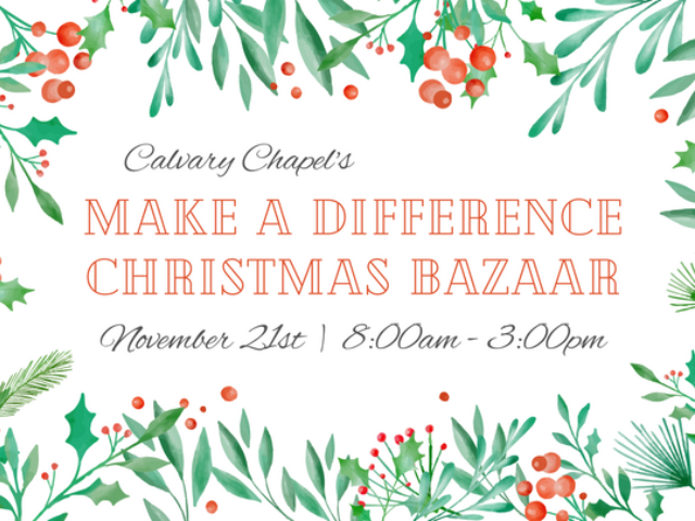 8611 Make a Difference Christmas Bazaar