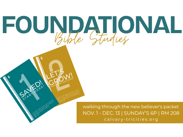 New Believers | Foundational Bible Study
