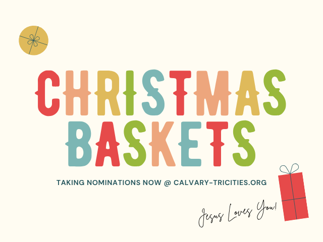 Christmas Basket Nominations Due