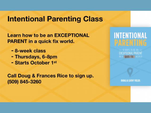 Intentional Parenting Class 2026