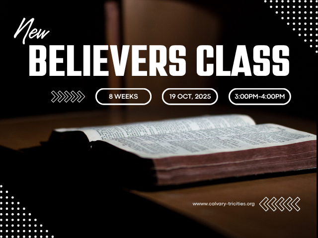 New Believer’s Class
